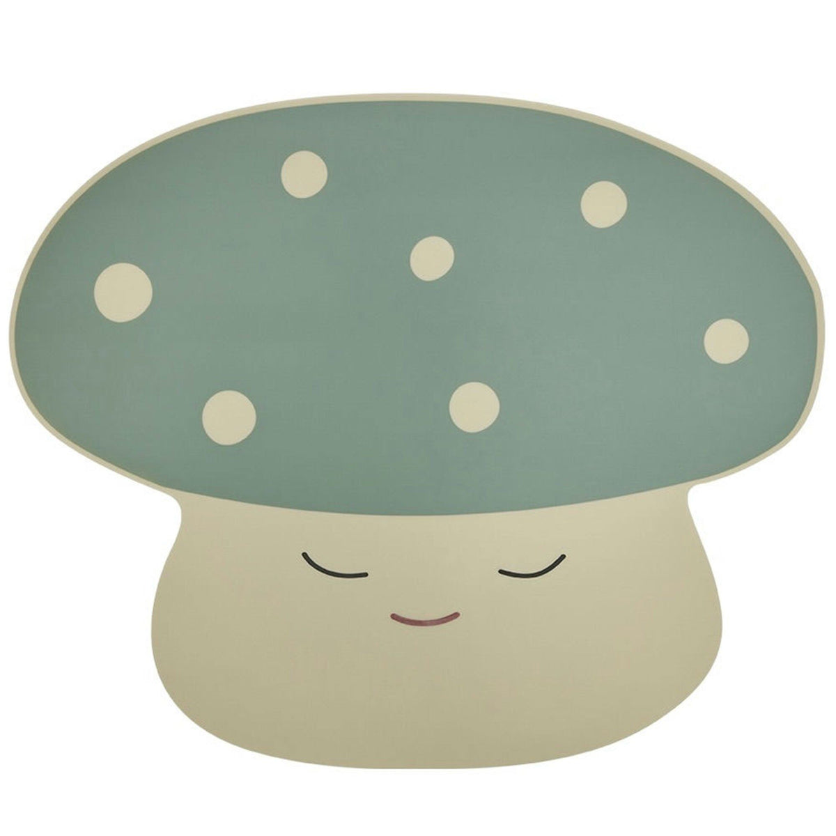 OYOY Mini Mushroom dækkeserviet formet som en svamp i pale green