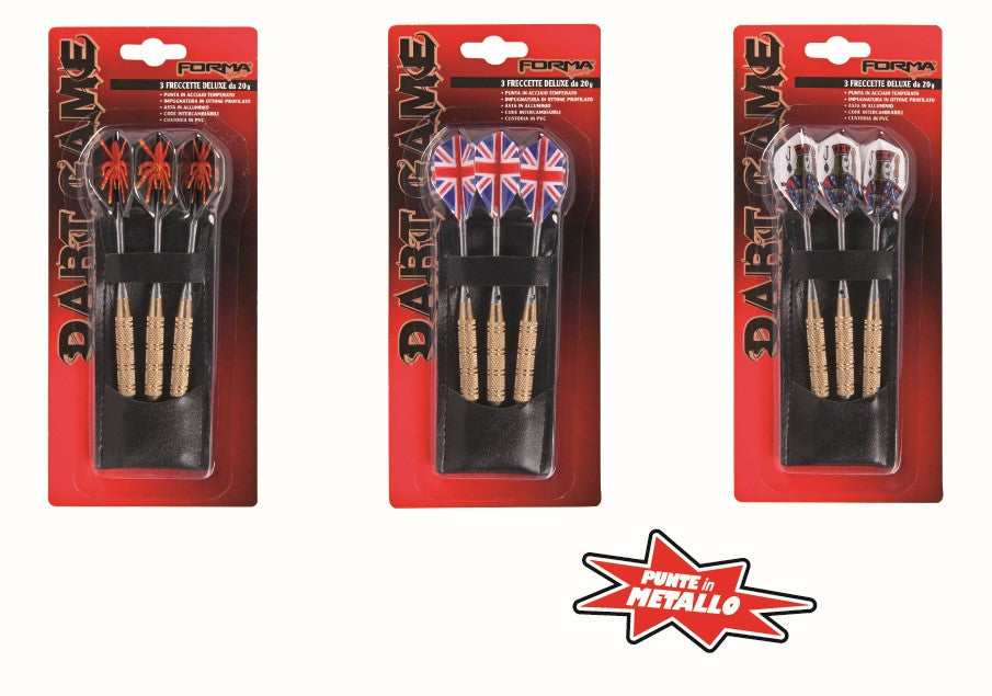 Se Dartpile ''Deluxe'' 20g (3 stk.) ✔ Kæmpe udvalg i Sport1 - Køb online på udsalg og tilbud lige nu ✔ Hurtig levering til lave fragtpriser - Varenummer: MMAction-1954700041 og 8003029602615 på lager - Udsalg på Dart til børn Spar stort – op til 71% - Eksklusivt udsalg på over 2.739 mærker