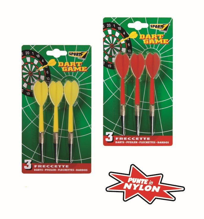 Se Dartpile '''Nylon'' (3 stk.) ✔ Kæmpe udvalg i Sport1 - Køb online på udsalg og tilbud lige nu ✔ Meget billig fragt og hurtig levering - Varenummer: MMAction-1954700026 og 8003029602561 på lager - Udsalg på Dart til børn Store besparelser – op til 71% - Shop over 2.281 kendte mærker på udsalg