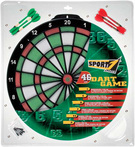 Se Dartspil ''Soft'' 46cm m/6 pile ✔ Kæmpe udvalg i Sport1 - Køb online på udsalg og tilbud lige nu ✔ Hurtig levering til lave fragtpriser - Varenummer: MMAction-1954700031 og 8003029602592 på lager - Udsalg på Dart til børn Få op til 69% i rabat - Over 1.798 mærker samlet på udsalg