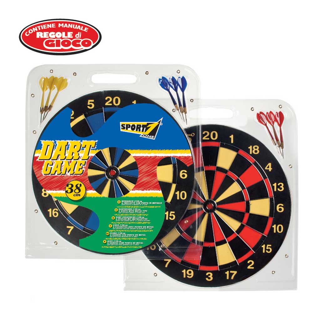 Se Dartspil ''Sport'' 38cm m/6 pile ✔ Kæmpe udvalg i Sport1 - Køb online på udsalg og tilbud lige nu ✔ Super billig fragt og lynhurtig levering - Varenummer: MMAction-1954700006 og 8003029602400 på lager - Udsalg på Dart til børn Store besparelser – op til 77% - Shop over 2.281 kendte mærker på udsalg
