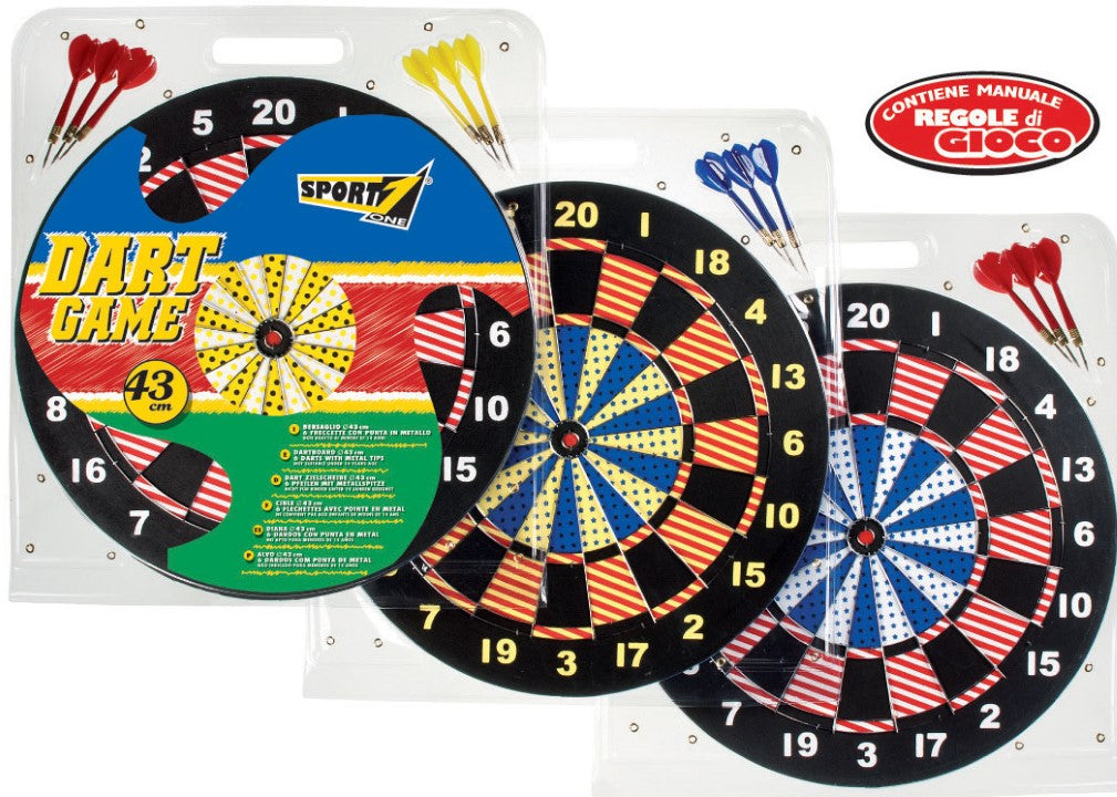 Se Dartspil ''Sport'' 43cm m/6 pile ✔ Kæmpe udvalg i Sport1 - Køb online på udsalg og tilbud lige nu ✔ Billig fragt • Hurtig levering - Varenummer: MMAction-1954700016 og 8003029602493 på lager - Udsalg på Dart til børn Spar helt op til 79% - Kæmpe udsalg på over 739 mærker