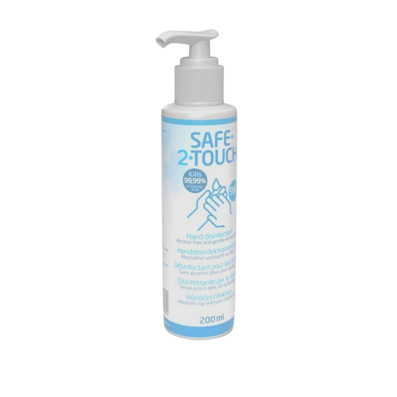 Se billigt tilbud på Safe2Touch Hånddesinfektion (200 ml) - Udsalg! Spar op til 58% - Hurtig levering (1-2 hverdage) - Køb nu!