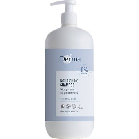 Derma Nourishing Shampoo i stor flaske, 1000 ml