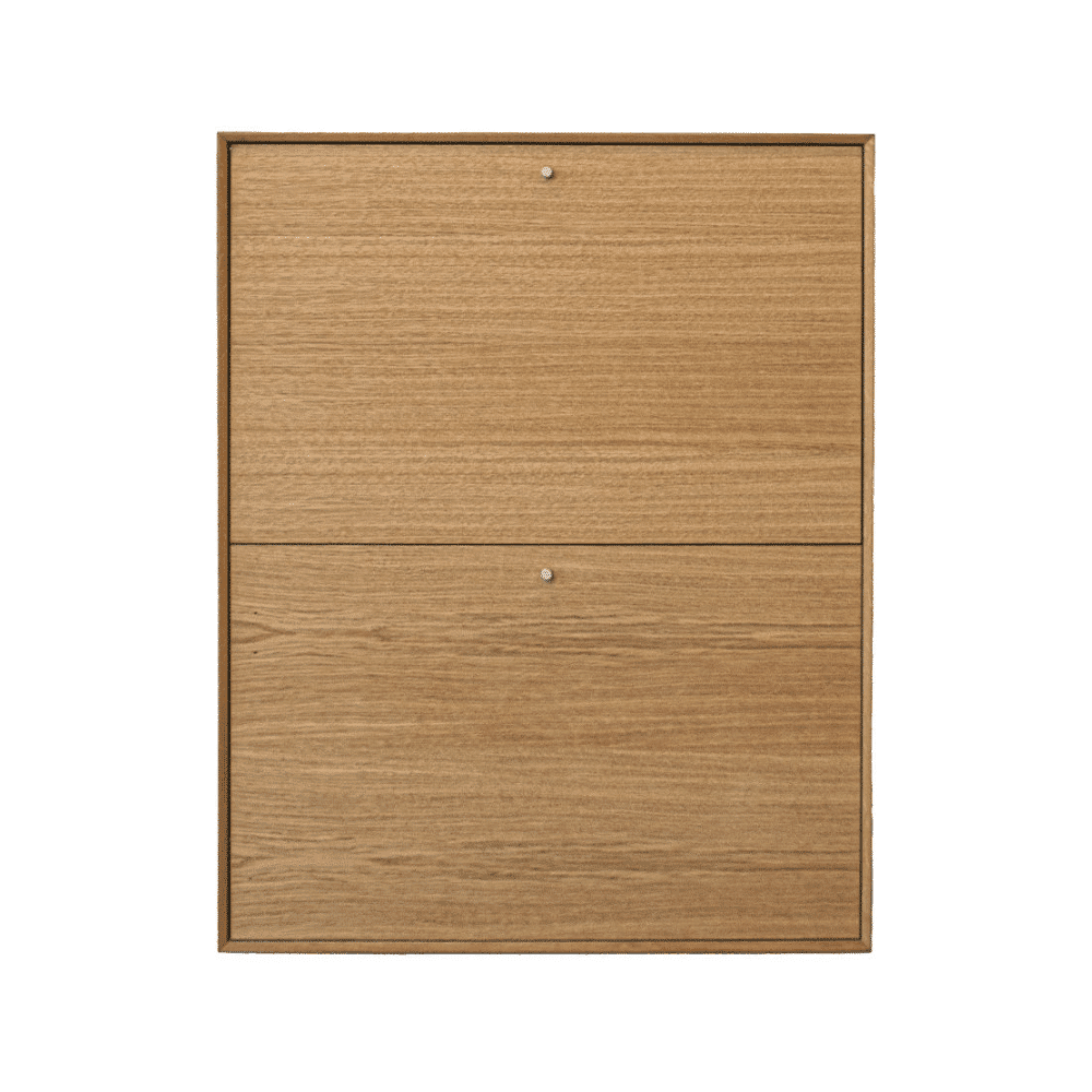 The Wood Box Tall slankt skoskab med to låger til lejlighed