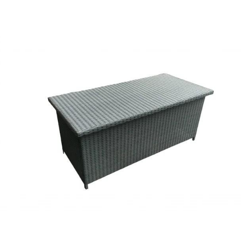 Sort hyndeboks i polyrattan fra Dacore, 57 x 67 x 57 cm