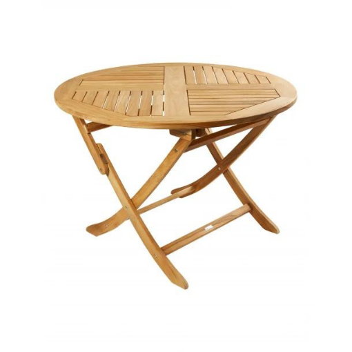 Rundt Boston cafebord fra Skovlund i teaktræ, Ø70 cm