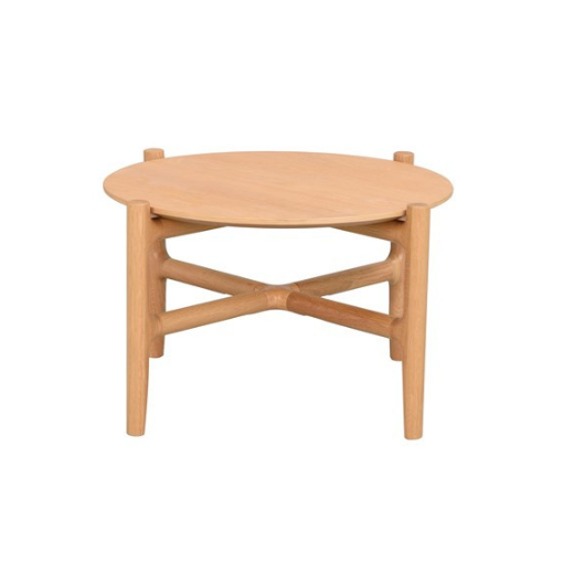 Rowico Home Holton lille rundt sofabord i egetræ i nordisk design