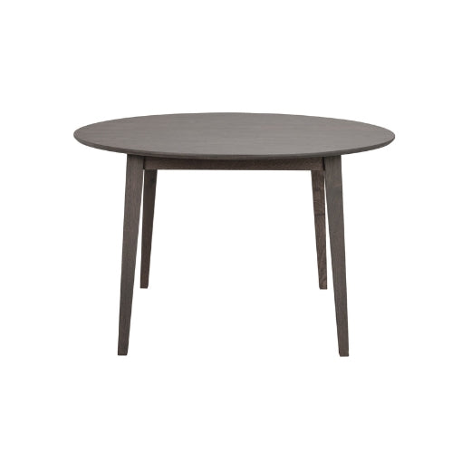 Rundt brunt spisebord Filippa i lakeret eg fra Rowico Home, 120 cm i diameter