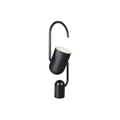 Sort Grip bærbar bordlampe fra Light by Hammel, designet af Ferran Cortes Garcia