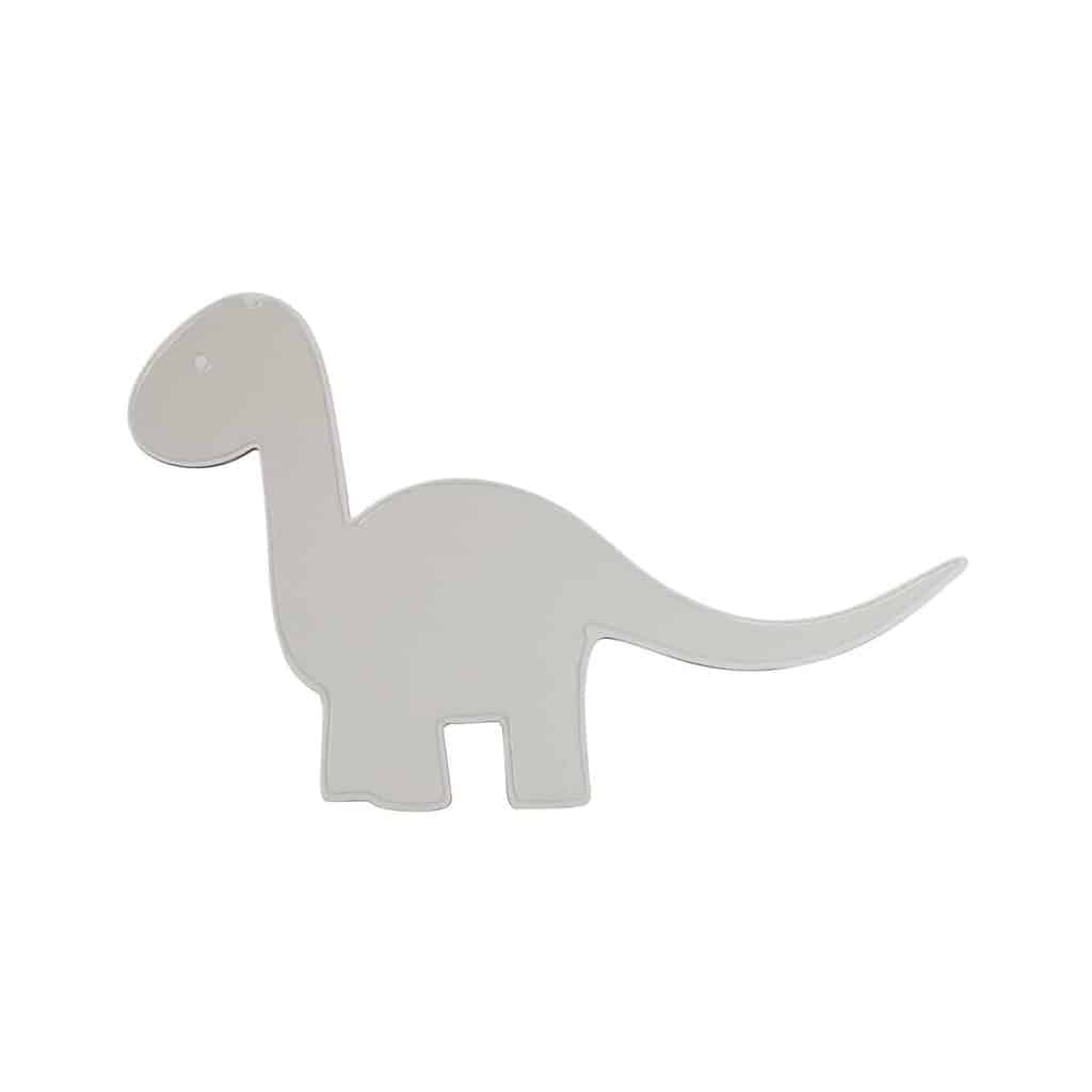 Hvidt Maseliving Dino børnespejl i akryl til børneværelset