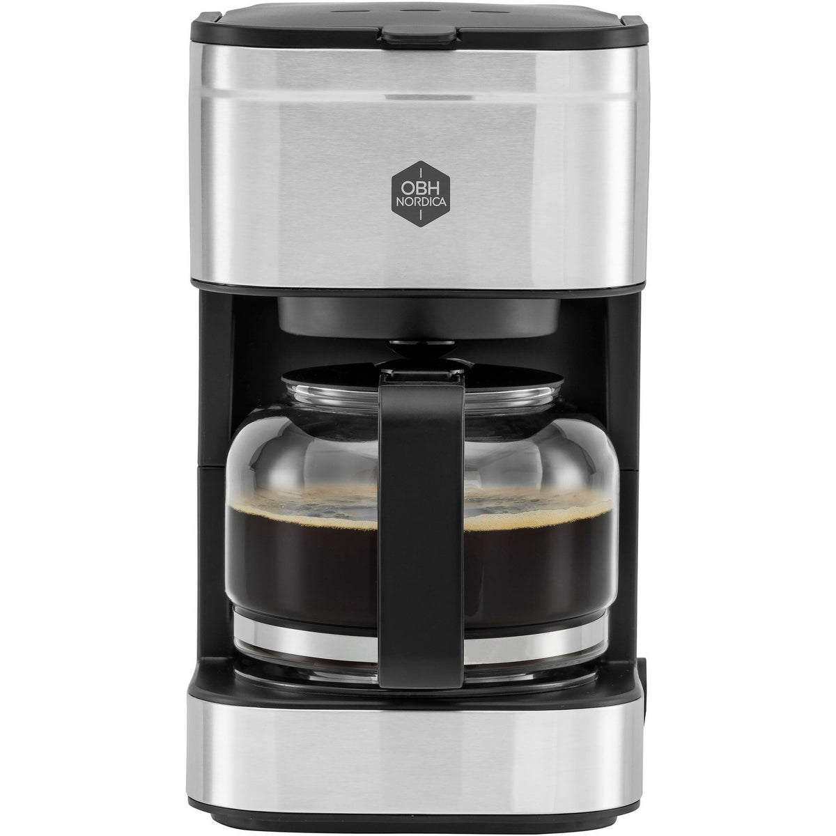 OBH Nordica Coffee Prio kaffebrygger i sort og rustfrit stål, 0,75 liter