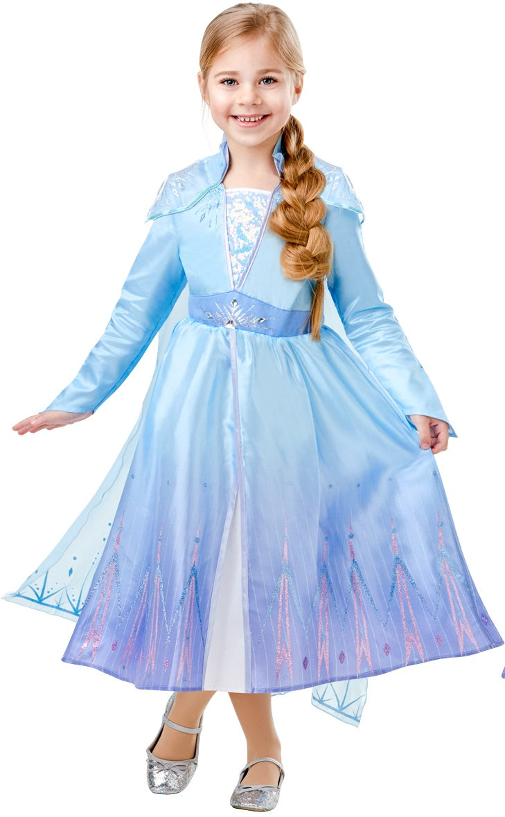 Se Disney Frost 2 ELSA Deluxe Kjole Udklædningstøj (3-10 år) ✔ Kæmpe udvalg i Rubie's - Køb online på udsalg og tilbud lige nu ✔ Billig fragt og hurtig levering - Varenummer: MMAction-203300491 og på lager - Udsalg på Disney Frost udklædning Store besparelser – op til 71% - Udsalg på mere end 2.281 populære mærker