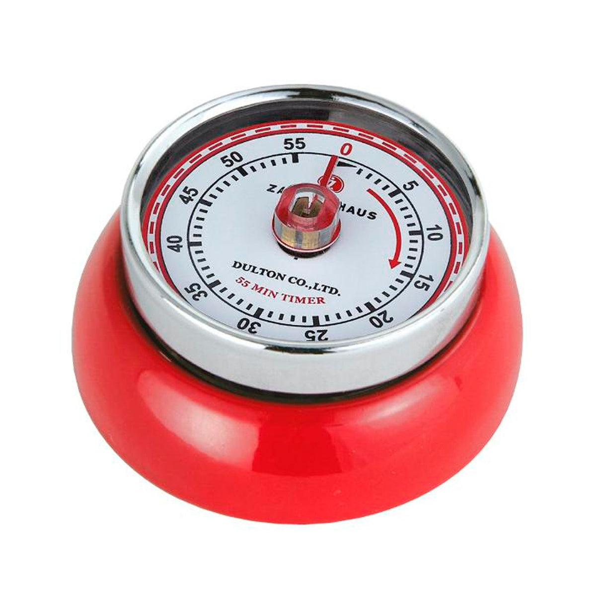 Rødt Zassenhaus Speed Timer minutur i retro design