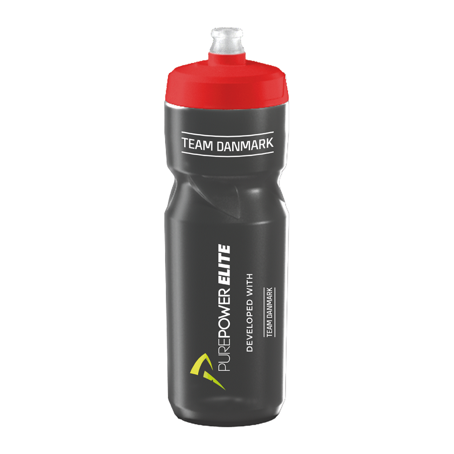 PurePower Elite Hydro Bottle, drikkedunk på 800 ml i delvist gennemsigtig plast