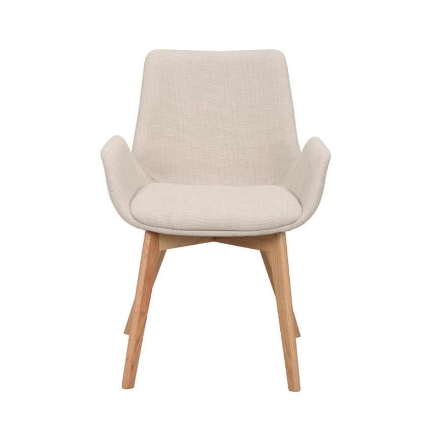 Drimsdale spisebordsstol fra Rowico Home i beige med eg