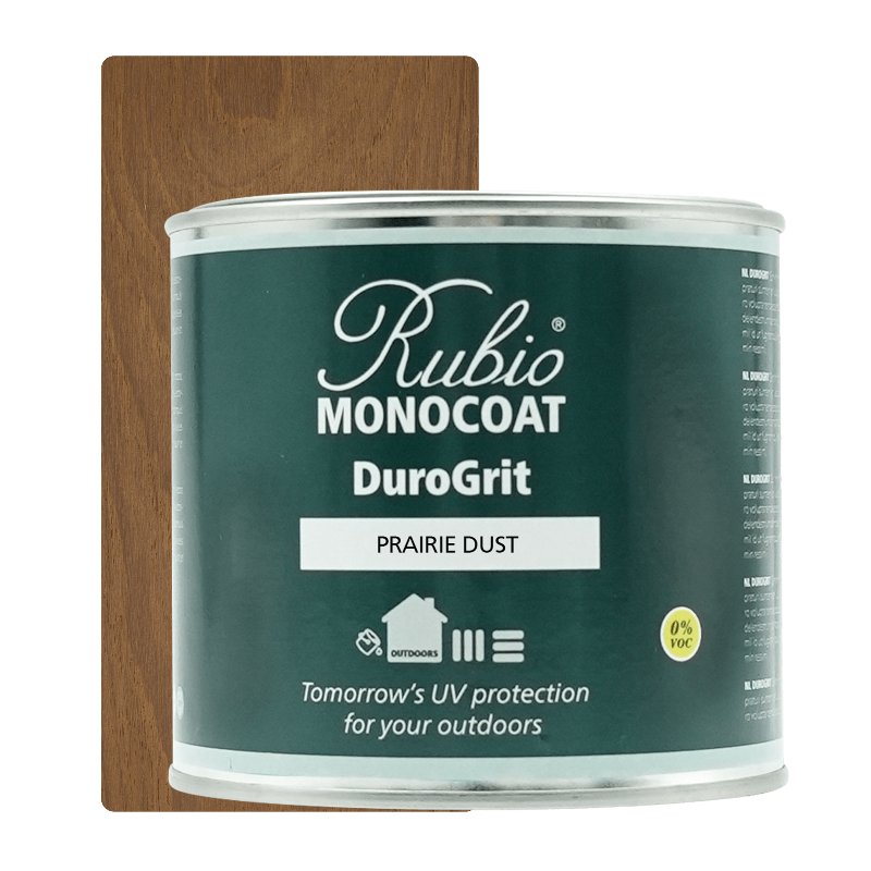 Rubio Monocoat DuroGrit udendørs træolie i farven Prairie Dust, 0,5 liter