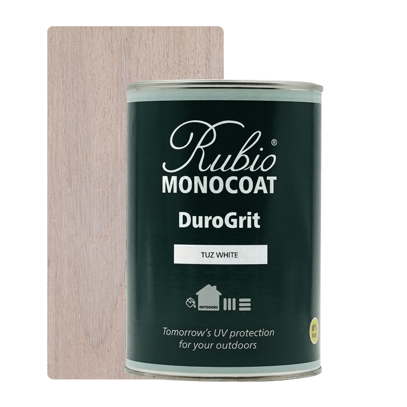 Rubio Monocoat DuroGrit udendørs træolie i farven Tuz White, 1 liter