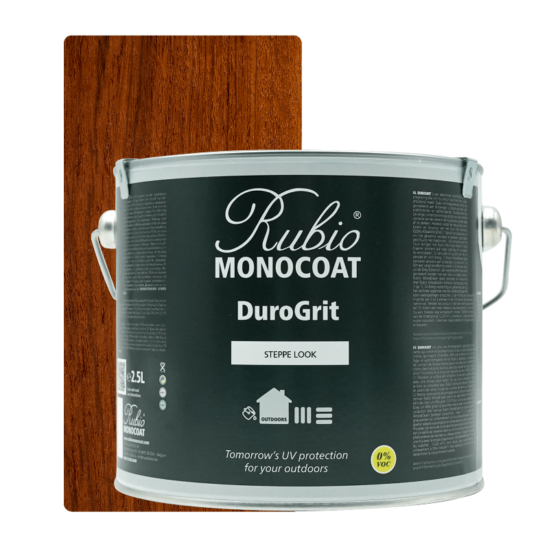 Rubio Monocoat DuroGrit udendørs træolie i farven Steppe Look, 2,5 L