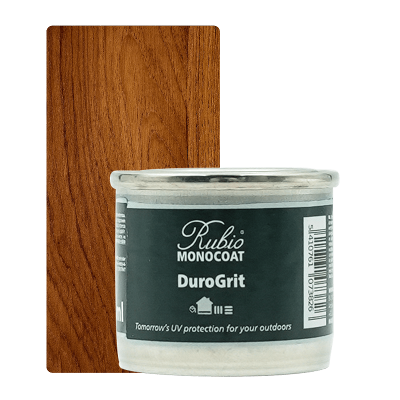 Rubio Monocoat DuroGrit udendørs træolie i farven Grassland Beige, 30 ml