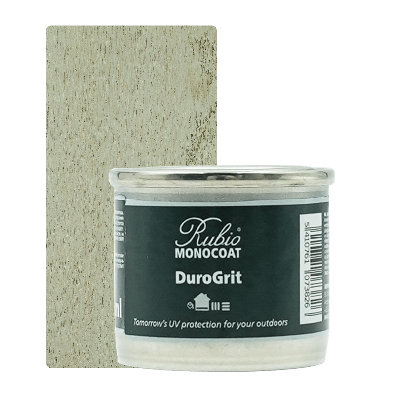Rubio Monocoat DuroGrit udendørs træolie i farven Salt Lake Green, 30 ml