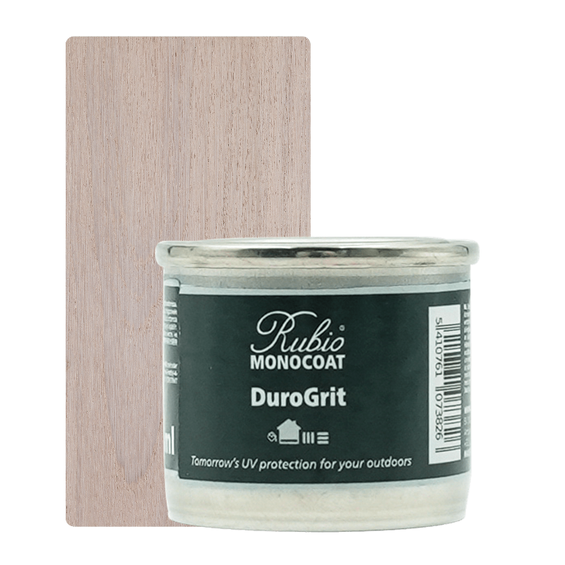 Rubio Monocoat DuroGrit udendørs træolie i farven Tuz White, 30 ml