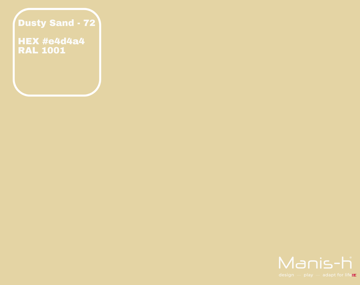 Manis-h sengehest med sprosser i farven Dusty Sand, 160 cm