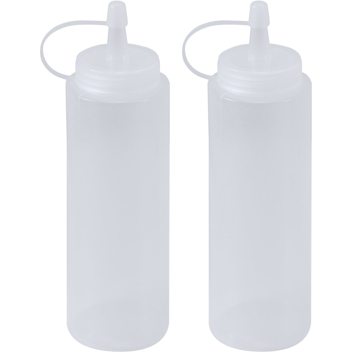 Sæt med to Essentials squeeze flasker med låg, 260 ml