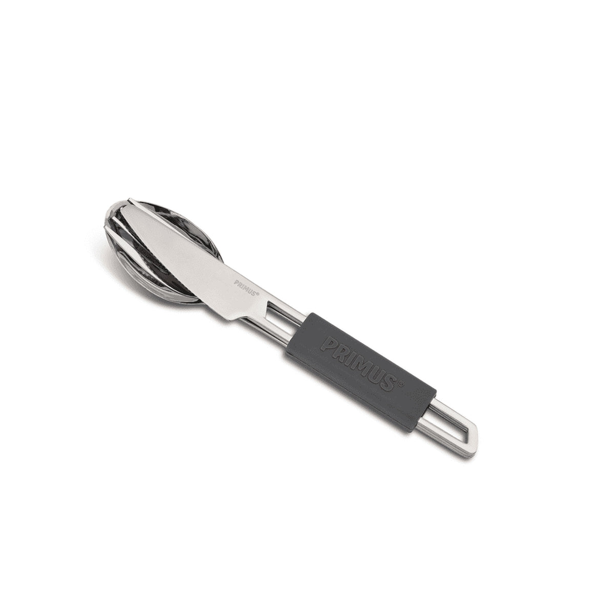 Primus Leisure Cutlery bestiksæt i grå med kniv, gaffel og ske