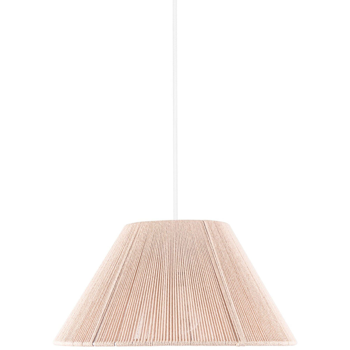 Håndlavet pendel Anna fra Globen Lighting i naturfarvede tråde, 35 cm