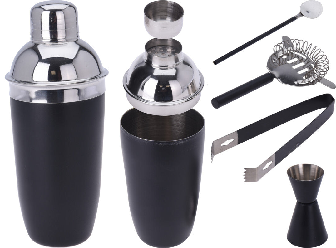 Se Cocktailshaker, sæt 5 dele, mat sort ❤ Kæmpe udvalg i Bolig og Haven - Køb online på udsalg og tilbud lige nu ❤ Hurtig levering til lave fragtpriser - Varenummer: Bolig&Haven-49519552692554 og barcode / Ean: 8719987465864 på lager - Udsalg på Op til 61% rabat - Over 1.329 brands på online udsalg