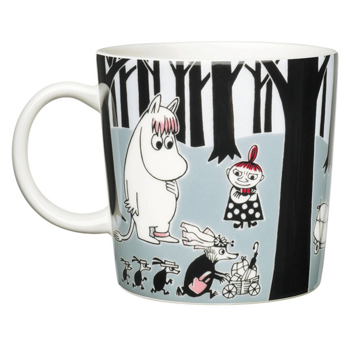 Arabia Moomin krus med motivet Mumi på eventyr