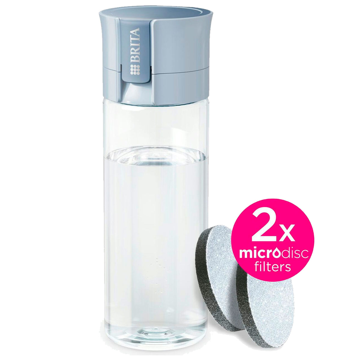 Blå Brita Vital vandflaske på 0,6 liter