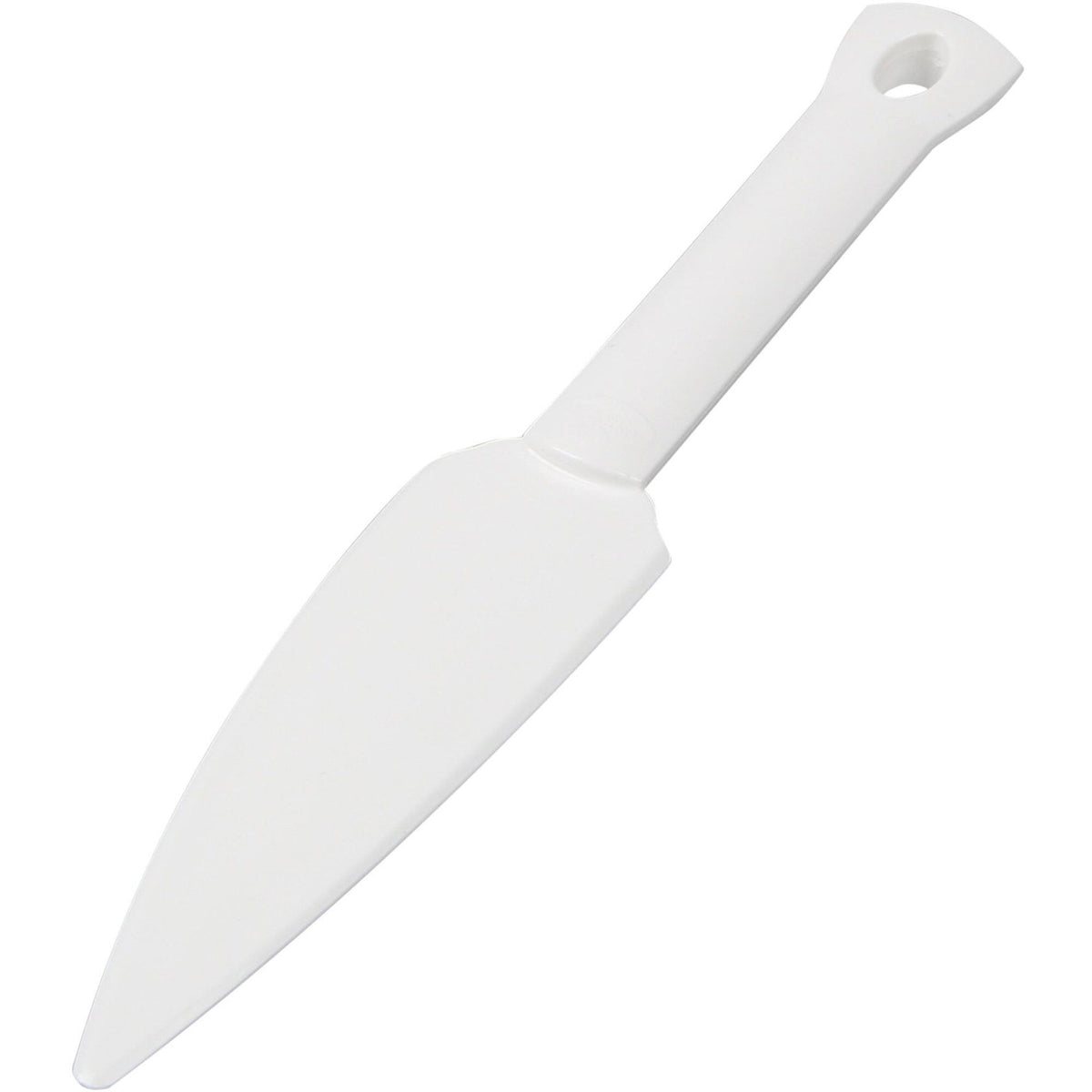 Hvid Dr. Oetker kagespade i plast, 26 cm