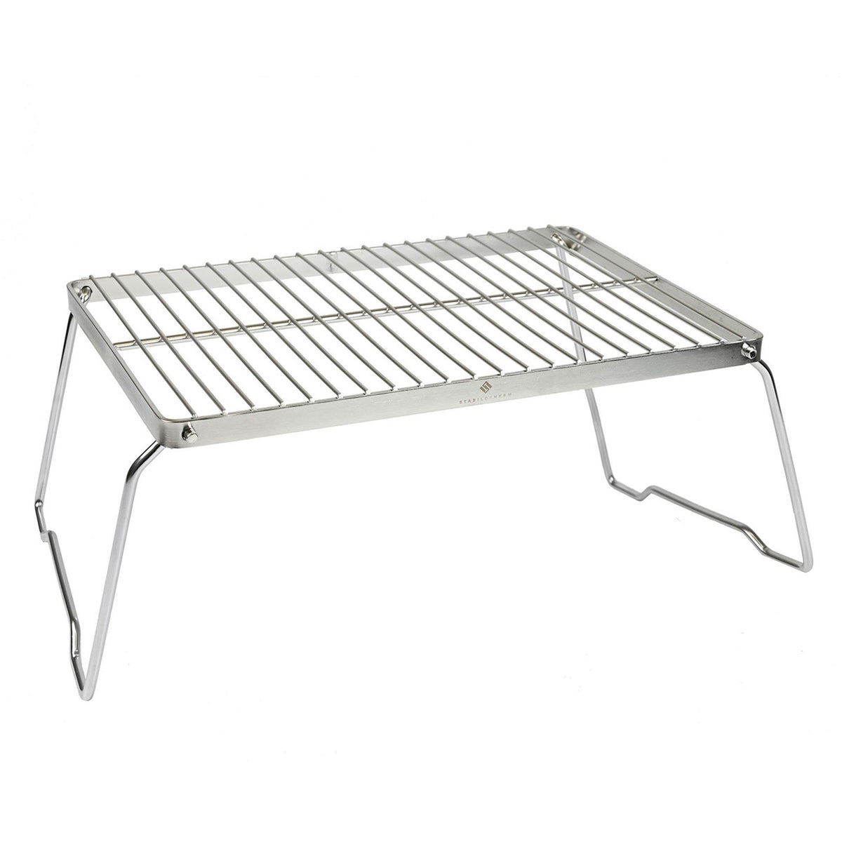 Stabilotherm BBQ grillrist i rustfrit stål med udfoldelige ben