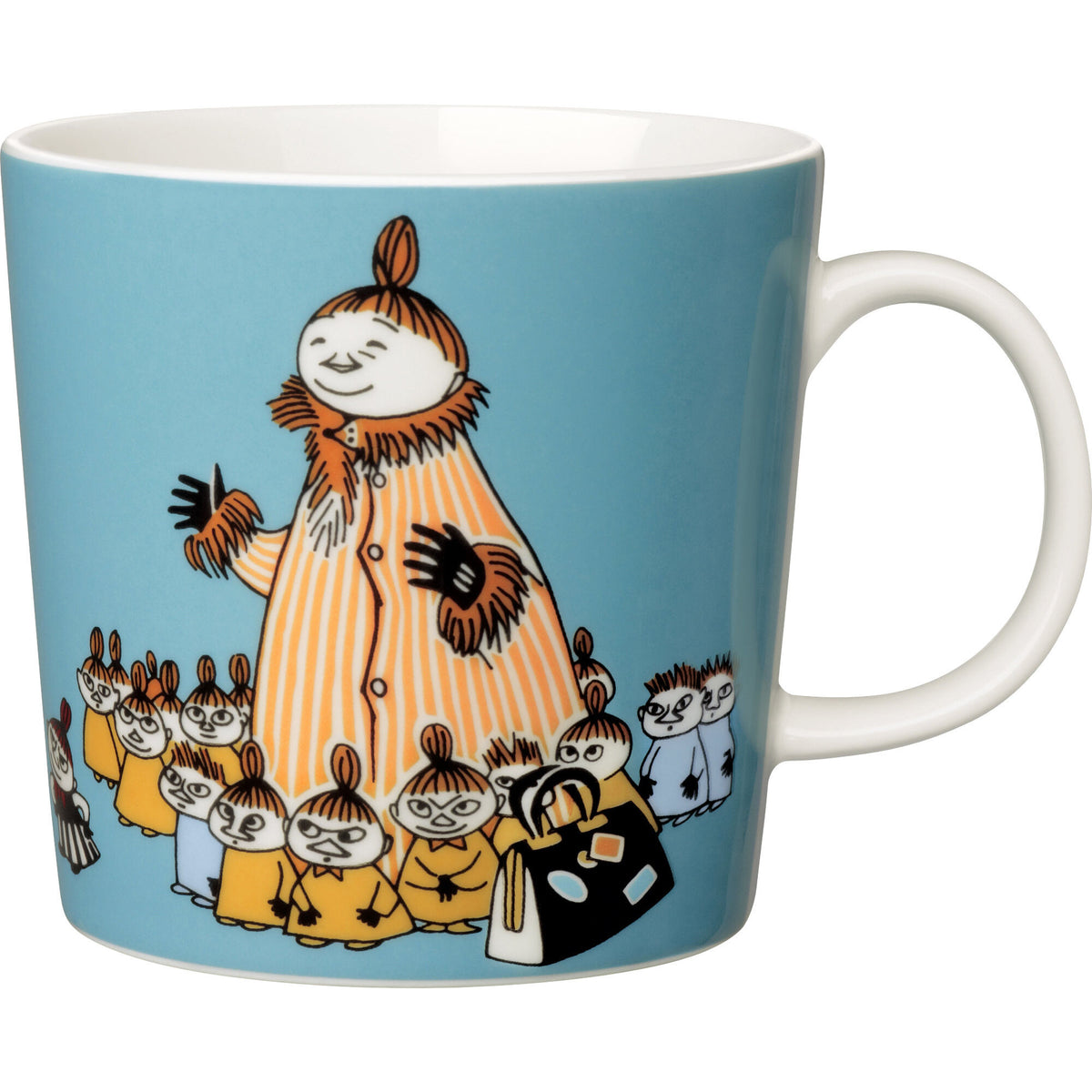 Moomin Arabia porcelænskrus med motiv af Mymlens mor