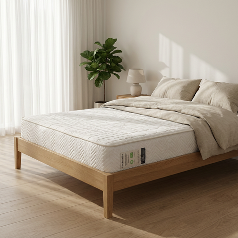 EcoBreathe zoneinddelt naturlatexmadras, 140 x 200 x 22 cm