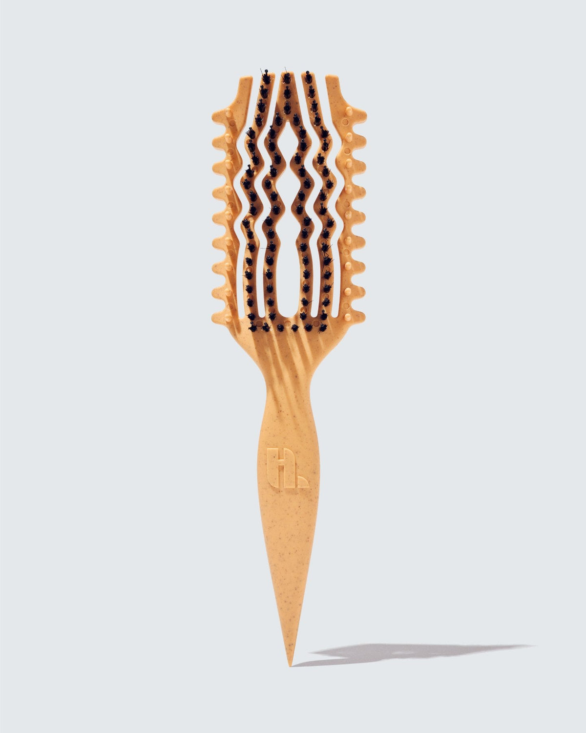 Hairlust Edge-Lift Curl Defining Brush i orange, 5-i-1 krøllebørste