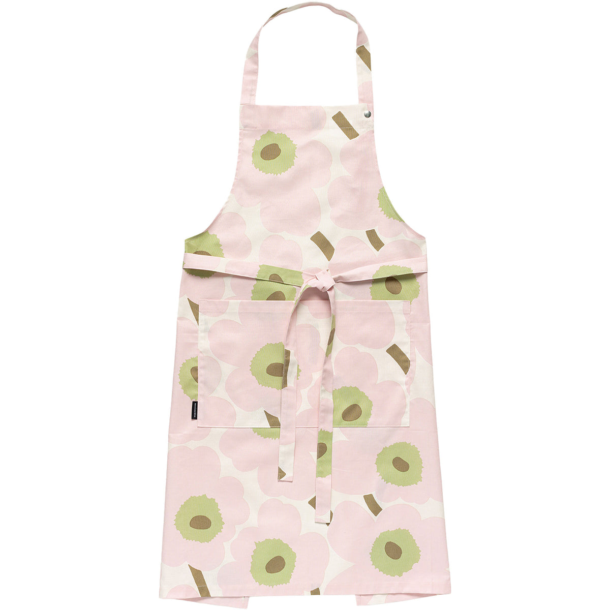 Marimekko Pieni Unikko forklæde i hvid og rosa