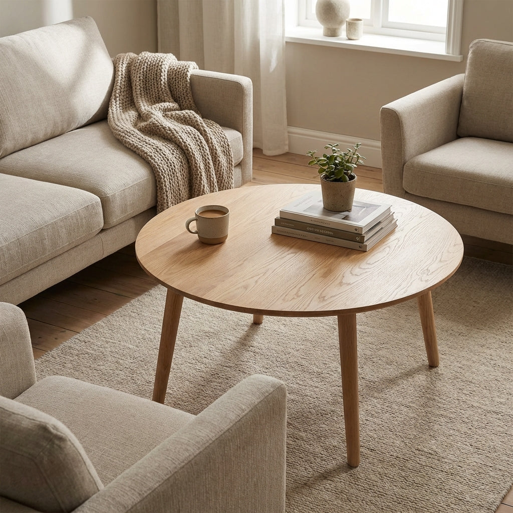 Se CT 10 - sofabord i massiv eg, ø 90 cm Højde 40 cm Ubehandlet ❤ Kæmpe udvalg i 3-nordic - Køb online på udsalg og tilbud lige nu ❤ Lav fragtpris og hurtig levering - Varenummer: 3-nordic-129-849 og barcode / Ean: på lager - Udsalg på Dagligstue - Sofaborde - Nordisk designs - enkelt, tidløst og elegant Spar helt op til 57% - Kæmpe udsalg på over 739 brands