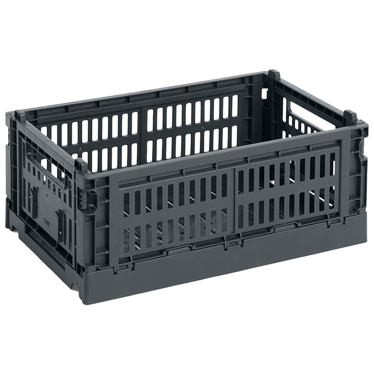 HAY Colour Crate Small opbevaringskasse i koksgrå charcoal
