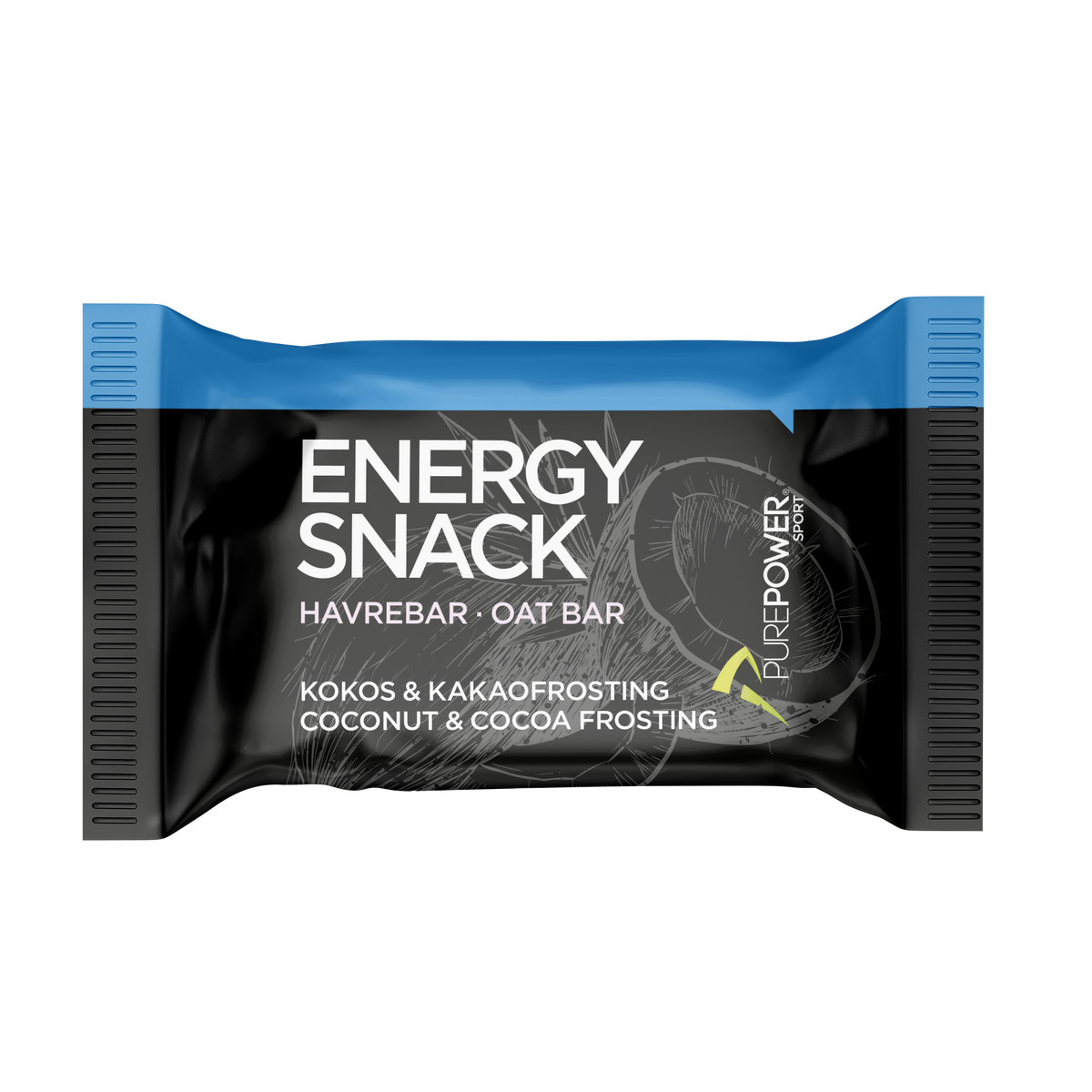 PurePower Energy Snack med kokossmag, 60 g blød snackbar