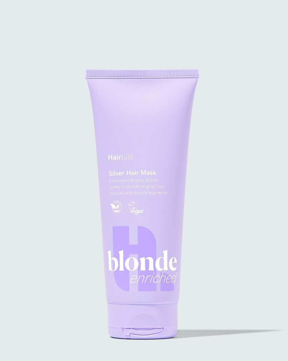 Hairlust Enriched Blonde Silver Hair Mask, hårkur til blondt og gråt hår