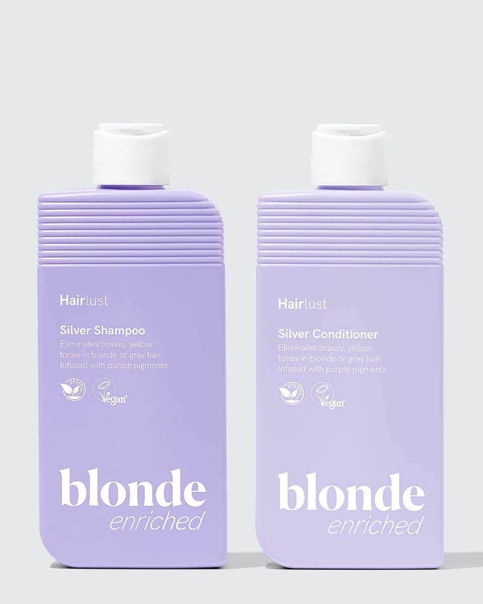Hairlust Enriched Blonde Duo med silver shampoo og balsam