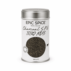 Epic Spice Charcoal S.P.G. BBQ Rub, barbecue-krydderi til kød