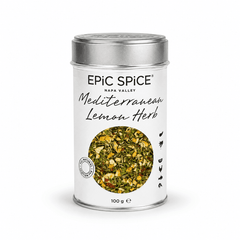 Epic Spice Mediterranean Lemon Herb middelhavskrydderi på glas