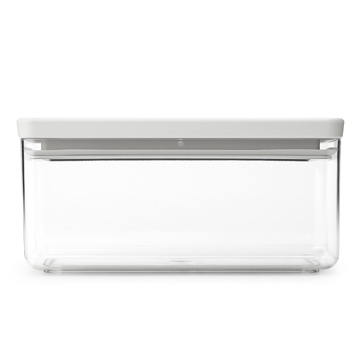 Lysegrå Brabantia Tasty+ stapelbar beholder på 1,5 liter til tørvarer