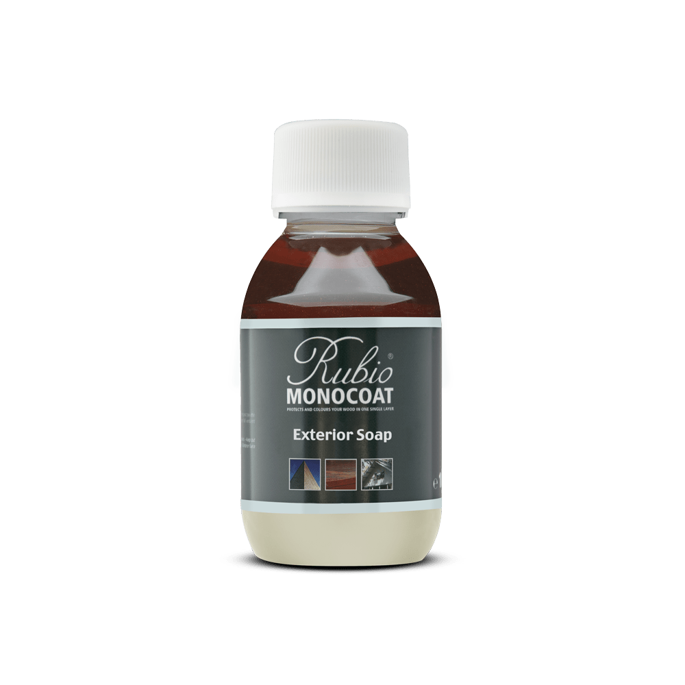 Rubio Monocoat Exterior Soap i lille 100 ml flaske til udvendigt træ