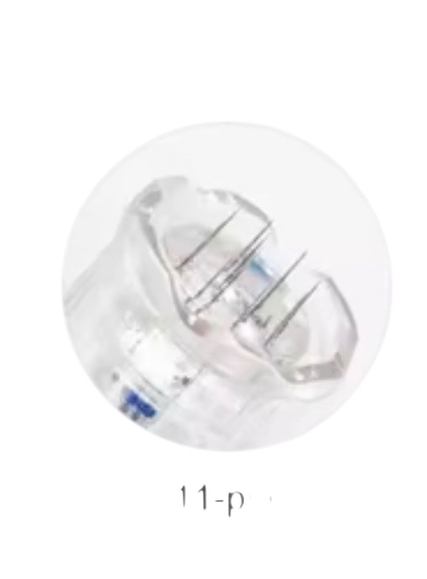 SkySkin DermaPro Needles nålemoduler med 11 nåle, pakke med 5 stk