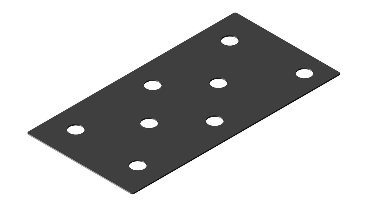 GrowCamp plastplade i HDPE til GrowWater selvvanding, 580 x 1144 mm med 8 huller